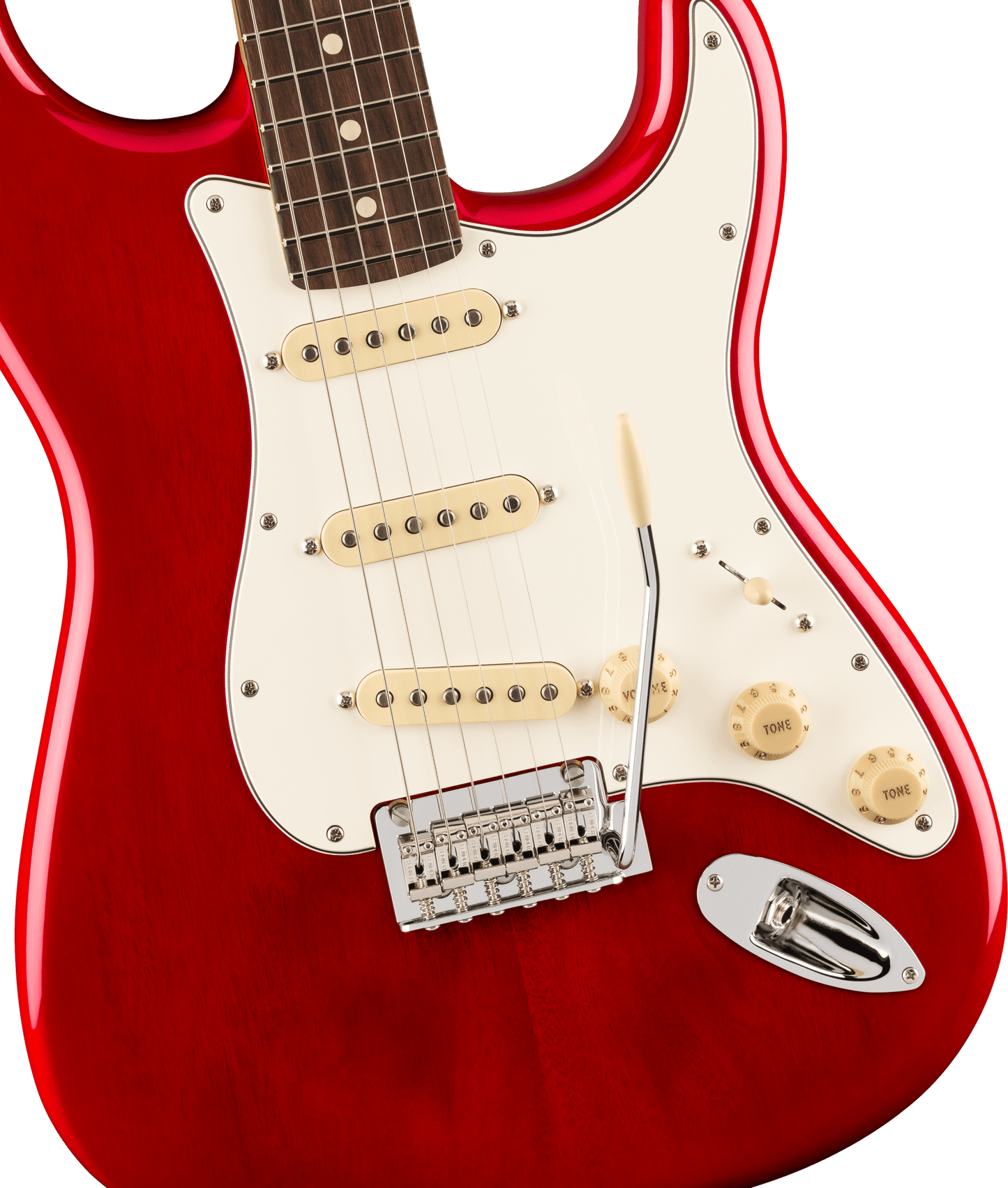 Player II Stratocaster® Transparent Cherry Burst