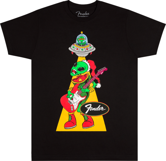 Fender Ugly Christmas T-shirt Alien M